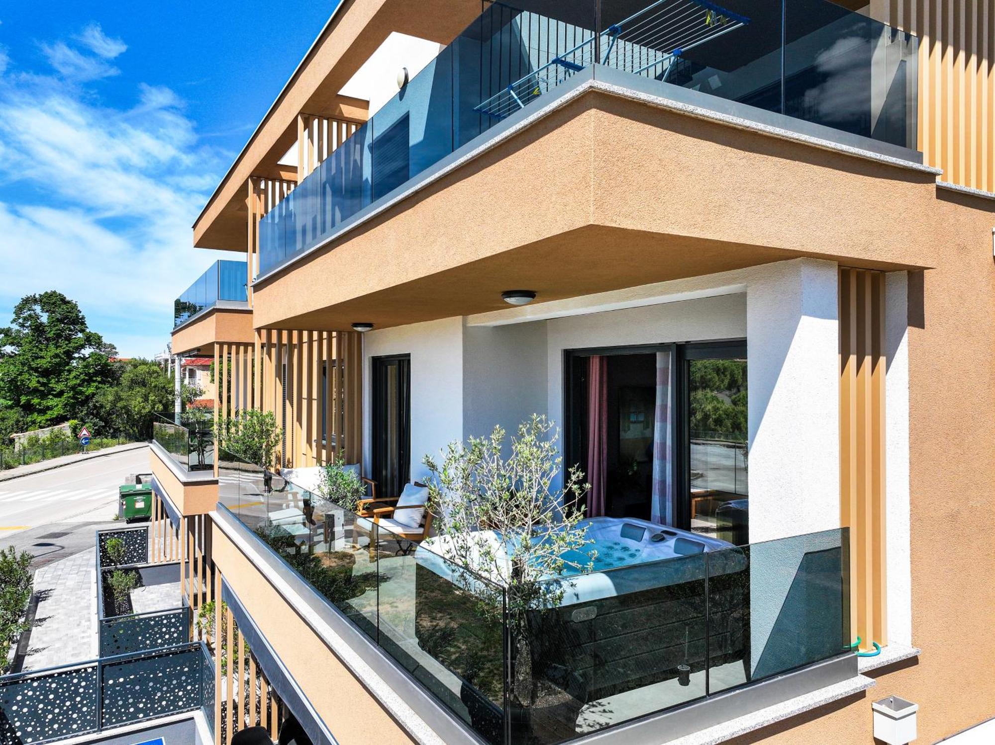 Luma Luxury Apartment With Jacuzzi Zára Kültér fotó